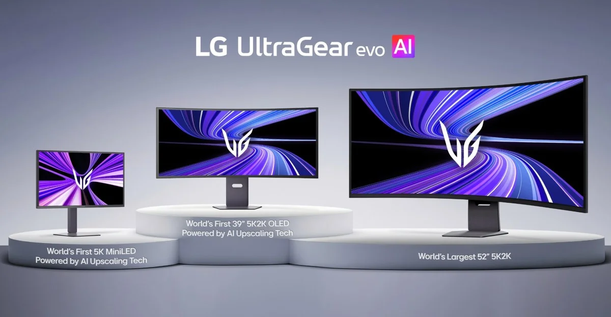 LG UltraGear Evo Hadir: Monitor Gaming 5K Pertama dengan Teknologi AI Upscaling!